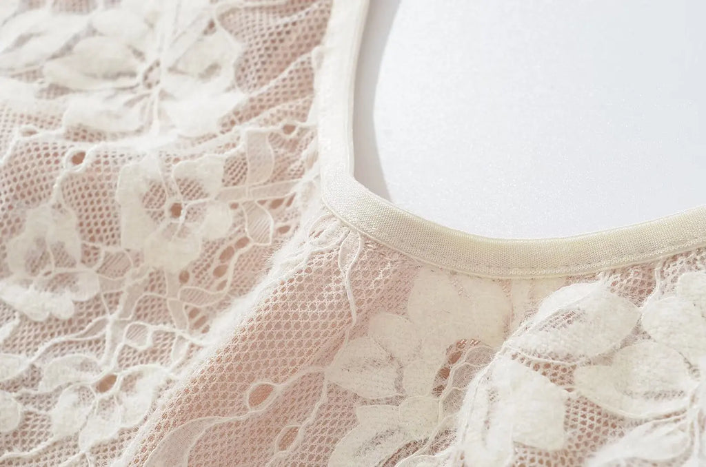 Body Dentelle Transparent Dos Nu