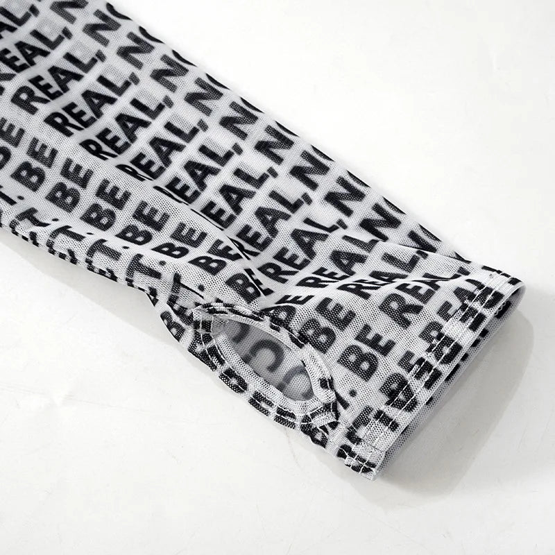 Body Maille Transparente – Style Urbain