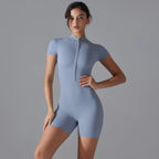 Combinaison Une Pièce Manches Courtes pour Yoga & Fitness