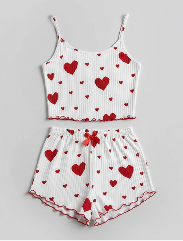 Ensemble Pyjama Cœurs